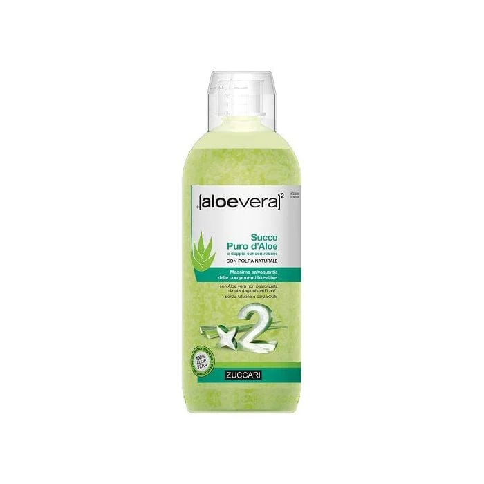 ZUCCARI Aloevera2 Succo Puro D'Aloe A Doppia Concentrazione 1000 ml