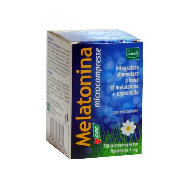 SOFAR Integratore di Melatonina e Camomilla 150 Microcompresse