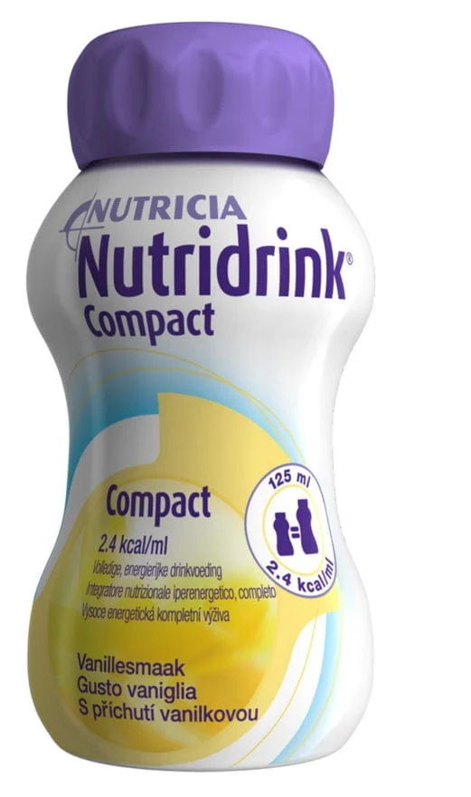 NUTRICIA Nutridrink Compact Vaniglia 4 Bottigliette Da 125 ml