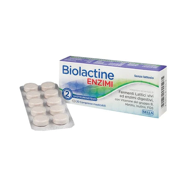 SELLA Biolactine Enzimi 20 Compresse
