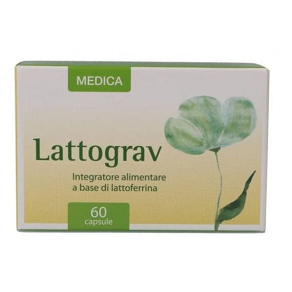 MEDICA Lattograv Integratore Lattoferrina 60 Capsule