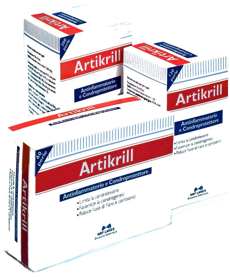 NBF LANES Artikrill Antinfiammatorio e Condroprotettore 200 Perle