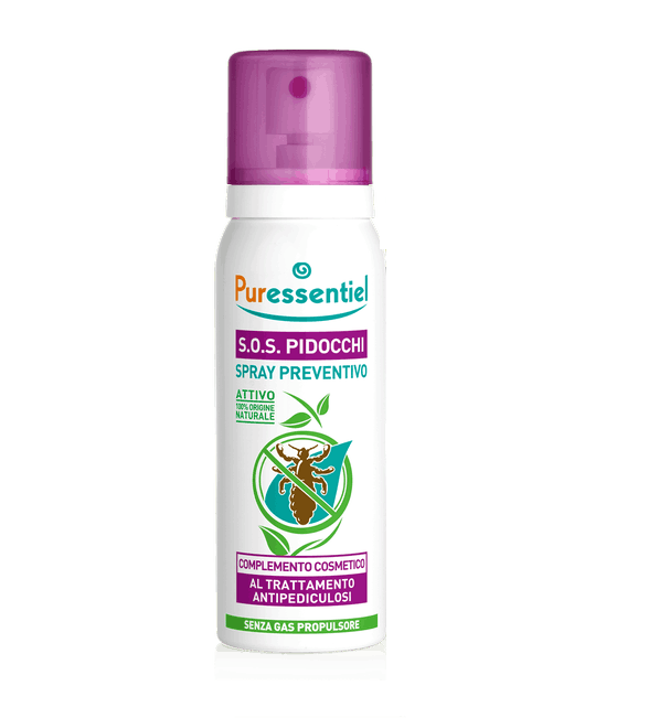 PURESSENTIEL Sos Pidocchi Spray Preventivo 75 ml