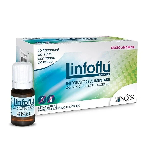 NOOS Linfoflu Aroma Amarena 15 Flaconcini Da 10 ml