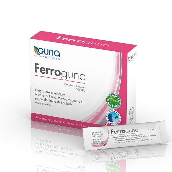 GUNA Ferroguna Integratore Alimentare 28 Bustine