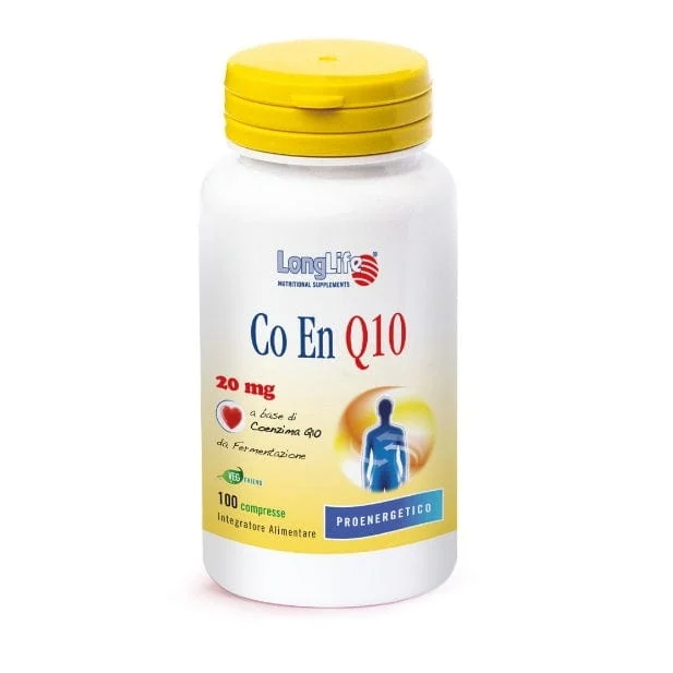 LONGLIFE Co En Q10 Integratore Alimentare 20 mg 100 Compresse