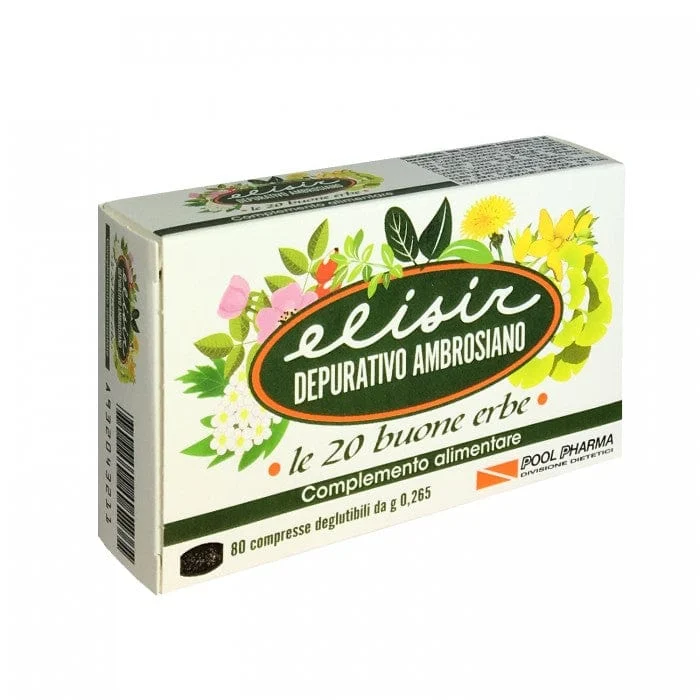 ELISIR Depurativo Ambrosiano 80 Compresse