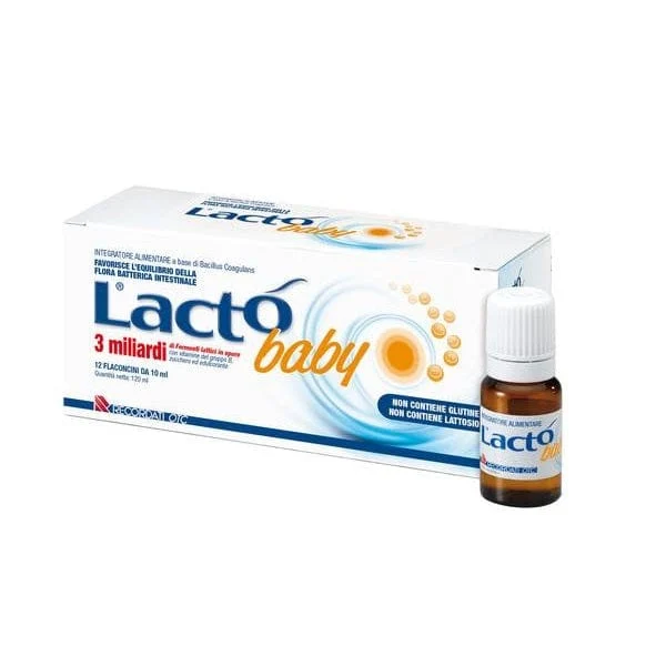 LACTO' Baby 3 Miliardi 12 Flaconcini 10 ml