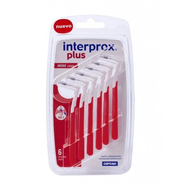 INTERPROX Plus Mini Conical 6 Scovolini Rosso