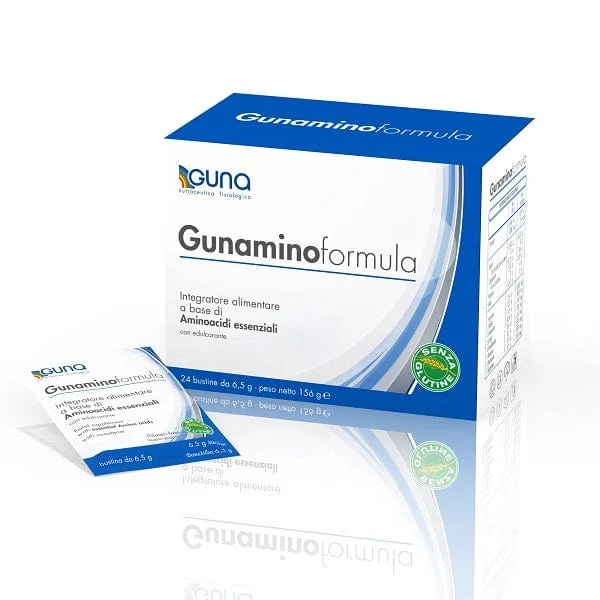 GUNA Gunamino Formula 24 Bustine Da 6,5 g Con Edulcorante