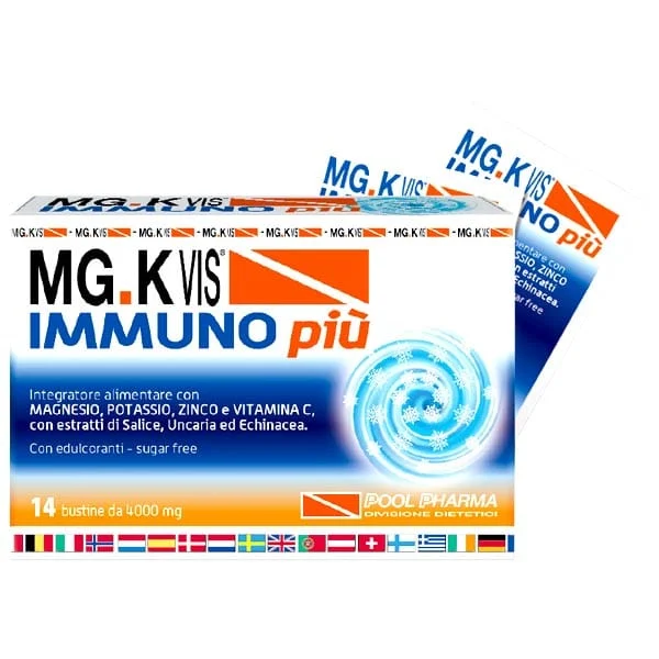 MG.K VIS Immuno Più Integratore Alimentare 14 Bustine