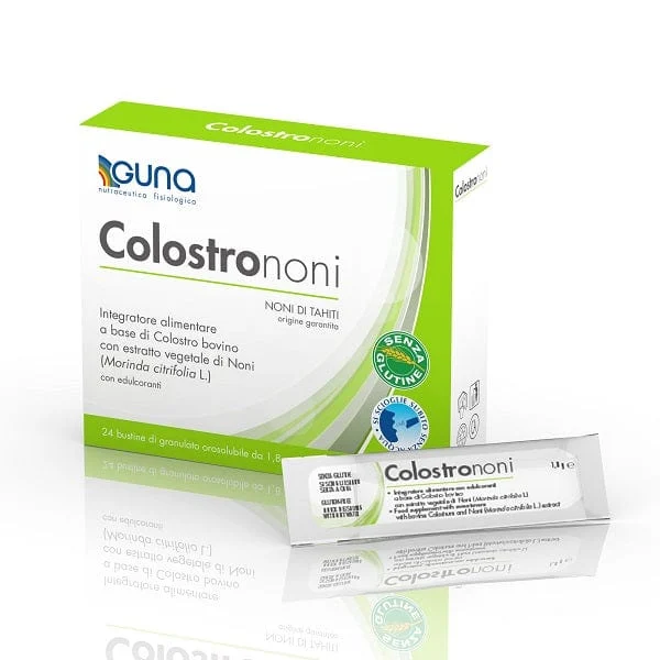 GUNA Colostro Noni Integratore Alimentare 24 Bustine