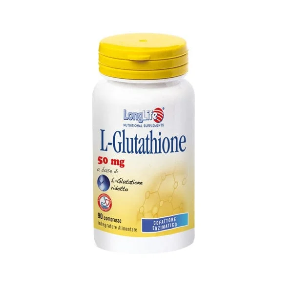 LONGLIFE L-Glutatione Integratore Alimentare 50 mg 90 Compresse