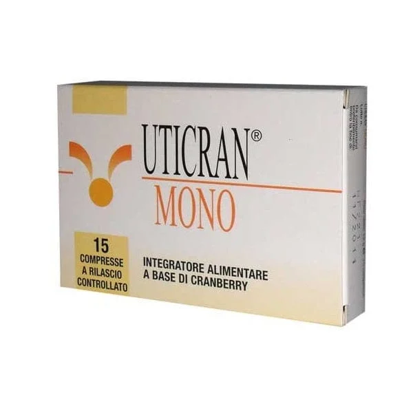 NATURAL BRADEL Uticran Mono Integratore Alimentare 15 Compresse
