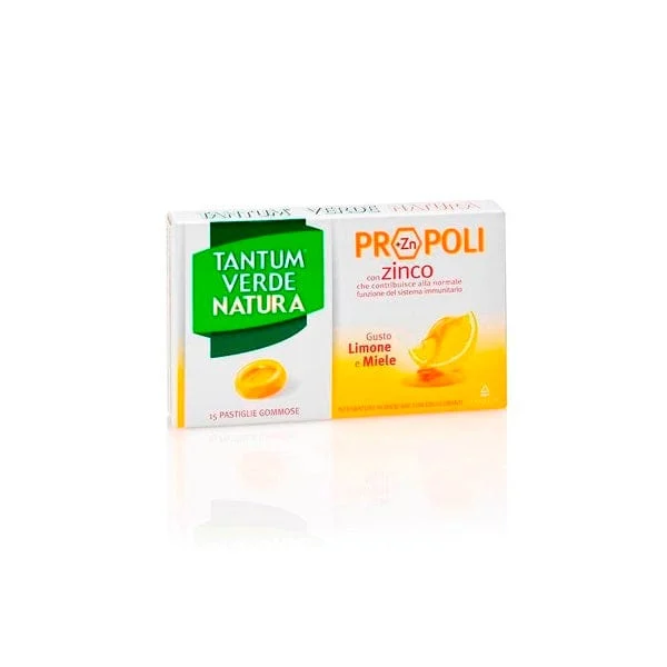 TANTUM VERDE Natura Propoli 15 Pastiglie Limone E Miele