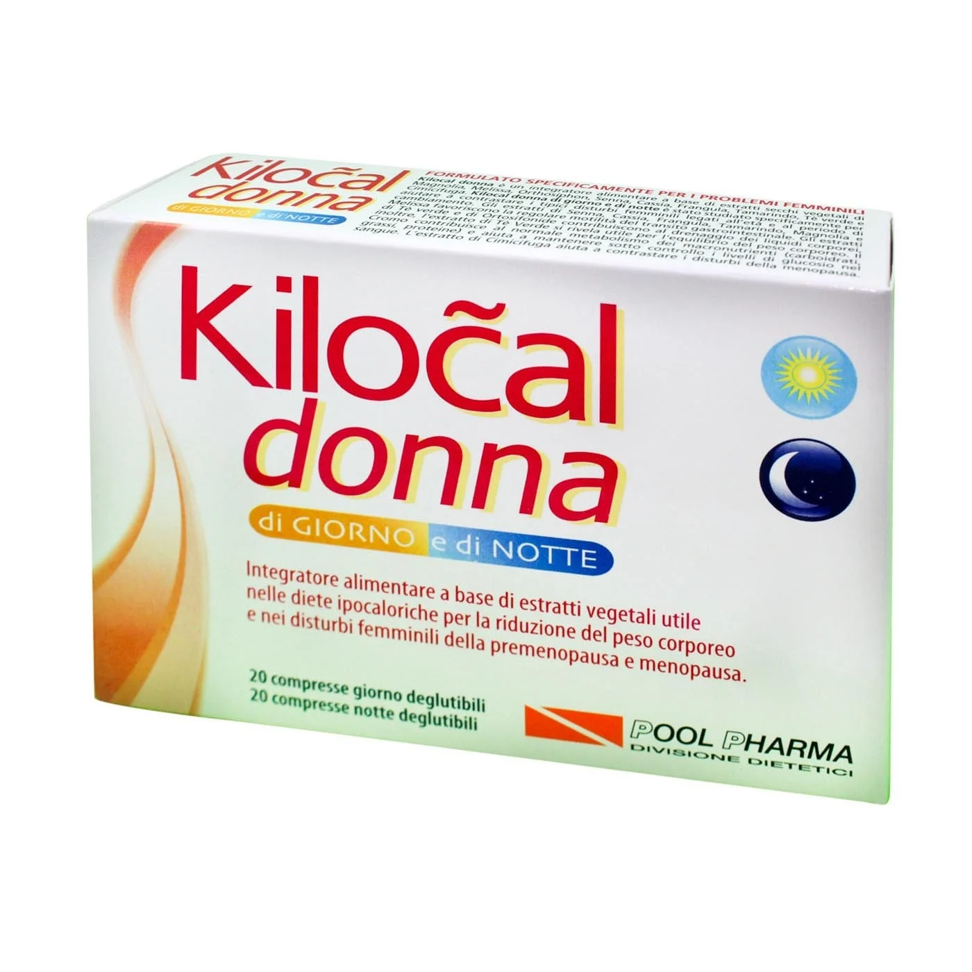 KILOCAL Donna Integratore Giorno Notte 40 Compresse