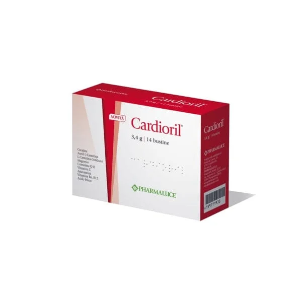 PHARMALUCE Cardioril Integratore 14 Bustine da 3,4 g
