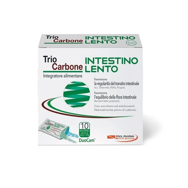 POOL PHARMA Triocarbone Intestino Lento 10 Buste Da 4,3 g