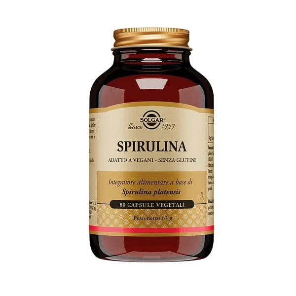 SOLGAR Spirulina 80 Capsule