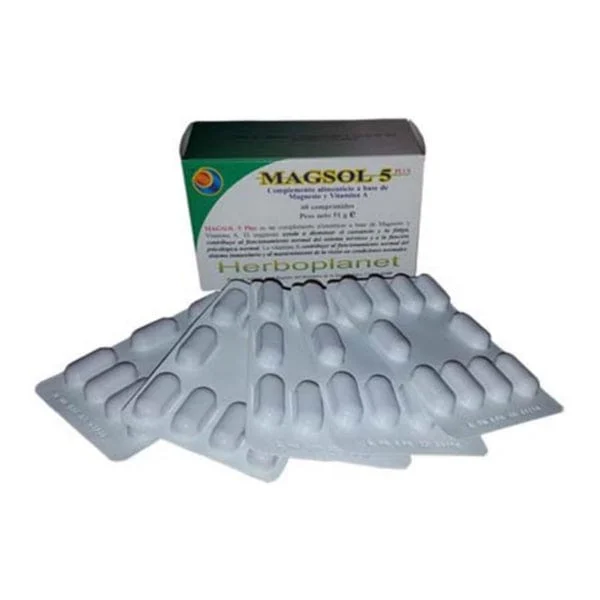 HERBOPLANET Magsol 5 Plus 60 Compresse