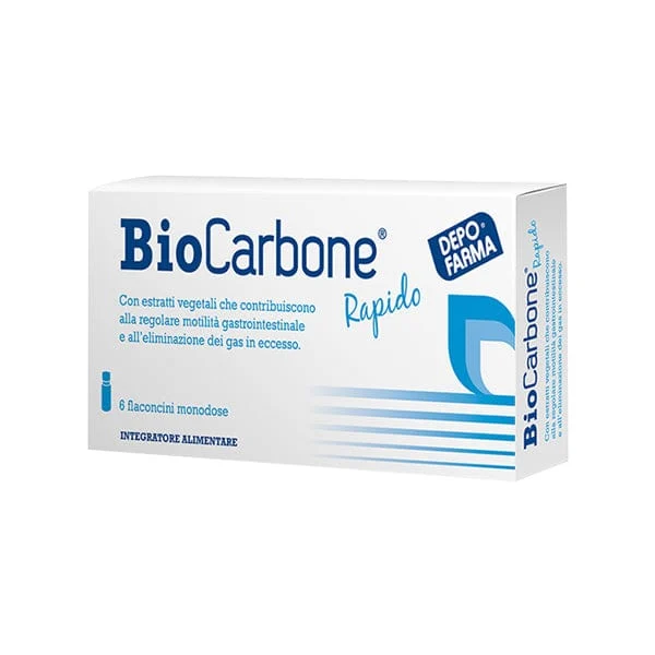 DEPOFARMA Biocarbone Rapido 8 Flaconi
