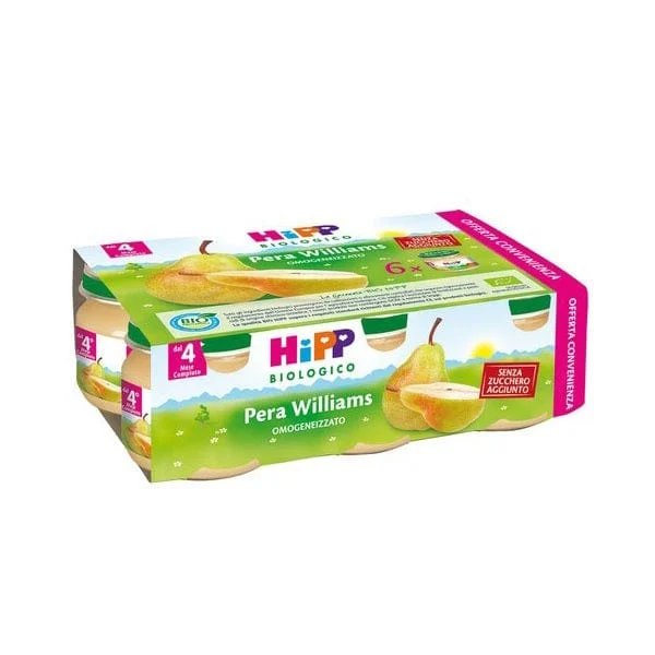 HIPP Omogeneizzato Biologico Pera 80 g 6 pezzi