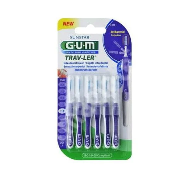 GUM Travler Scovolino 1,2 mm 1512 6 Pezzi