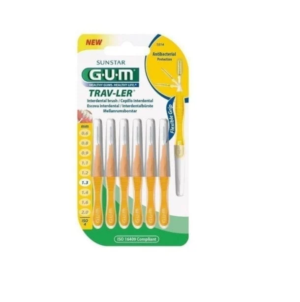 GUM Travler Scovolino 1,3 6 Pezzi 1514