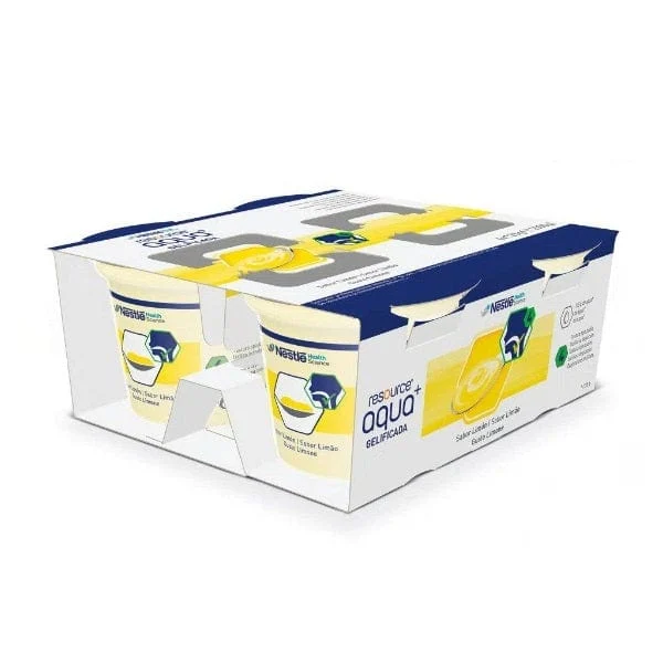 NESTLE RESOURCE Aqua + Gelificata Gusto Limone 4 x 125 ml
