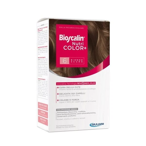 BIOSCALIN Nutri Color Plus 6 Biondo Scuro Crema Colorante