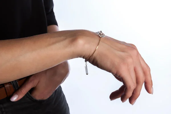 Bracciale in argento e vetro Tatin - Blueside Emotional Design