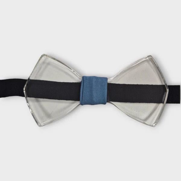 Rino, papillon in vetro e tessuto - Blueside Emotional Design