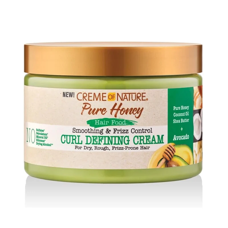 Pure Honey Hair Food Aguacate Rizos 340 ml - Creme of Nature