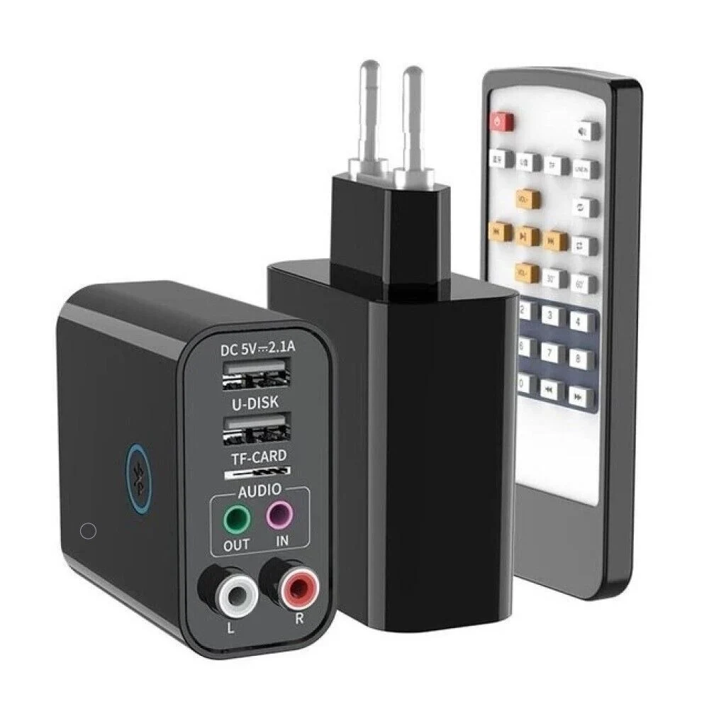 ADATTATORE BLUETOOH USB 5.0 TRASMETTITORE RICEVITORE AUDIO WIRELESS AUX RCA K16 - TrAdE Shop Traesio