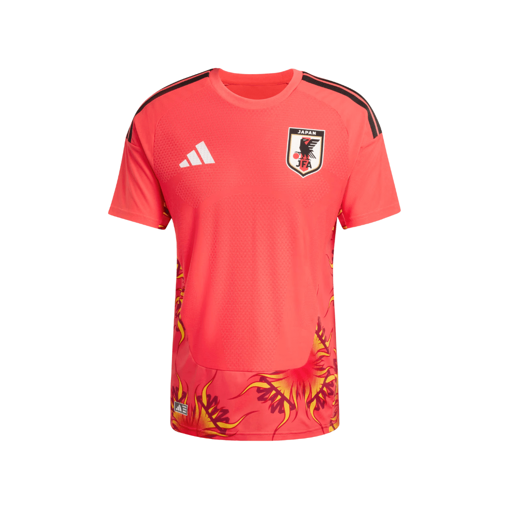 Adidas Japan 2026 Home Authentic Goalkeeper Jersey Semi Lucid Red