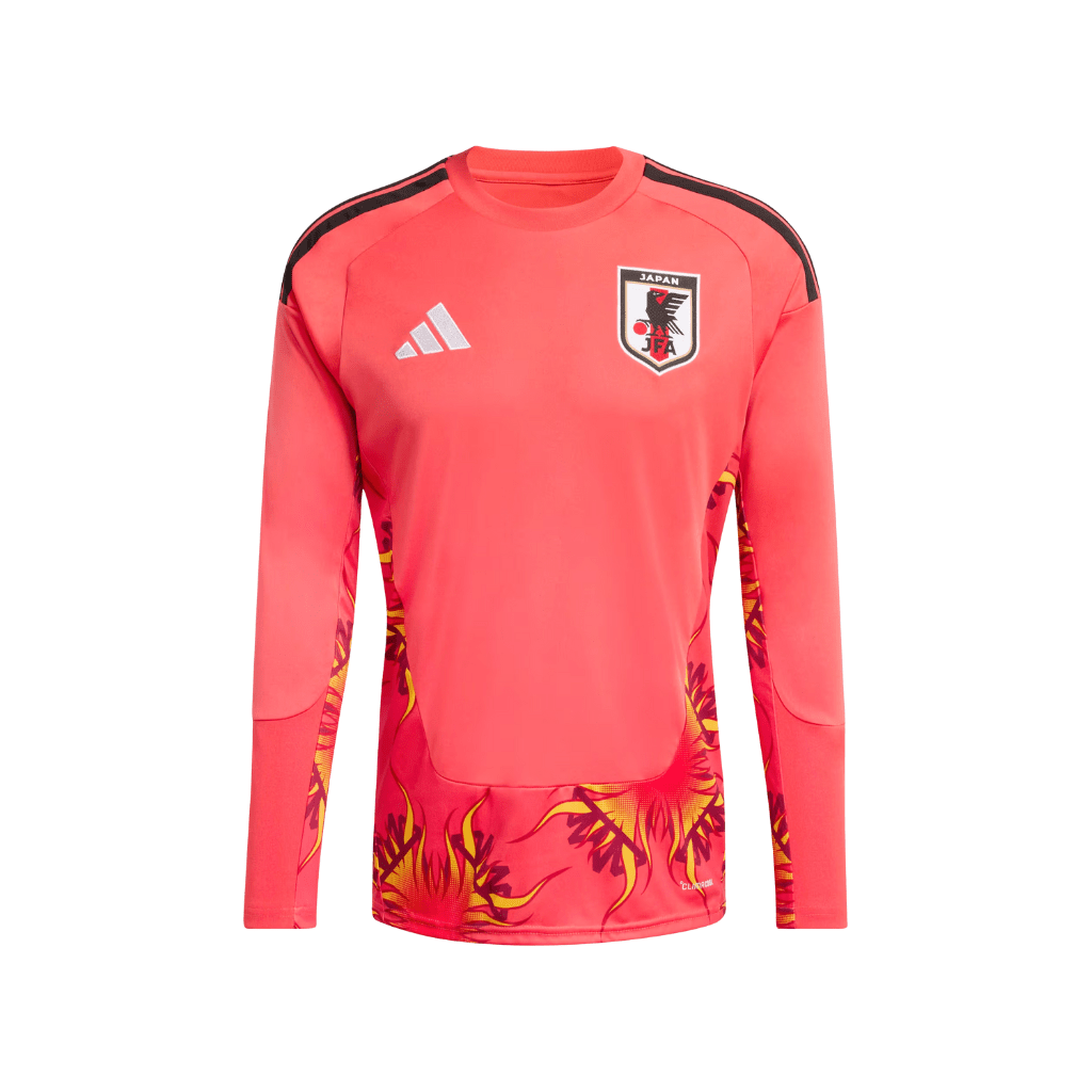 Adidas maglia da portiere replica manica lunga Japan 2026 Home Semi Lucid Red