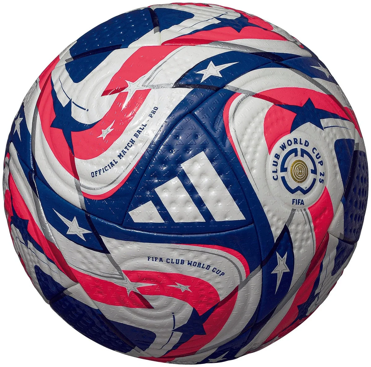 Adidas Soccer Ball FIFA Approved Size 5 Mundial de Clubes Pro ADF510 White