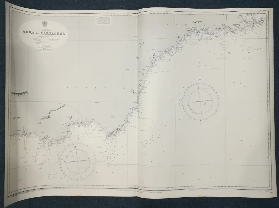 adra to cartagena n. 774 (1965) - Carte nautiche, da pesca…