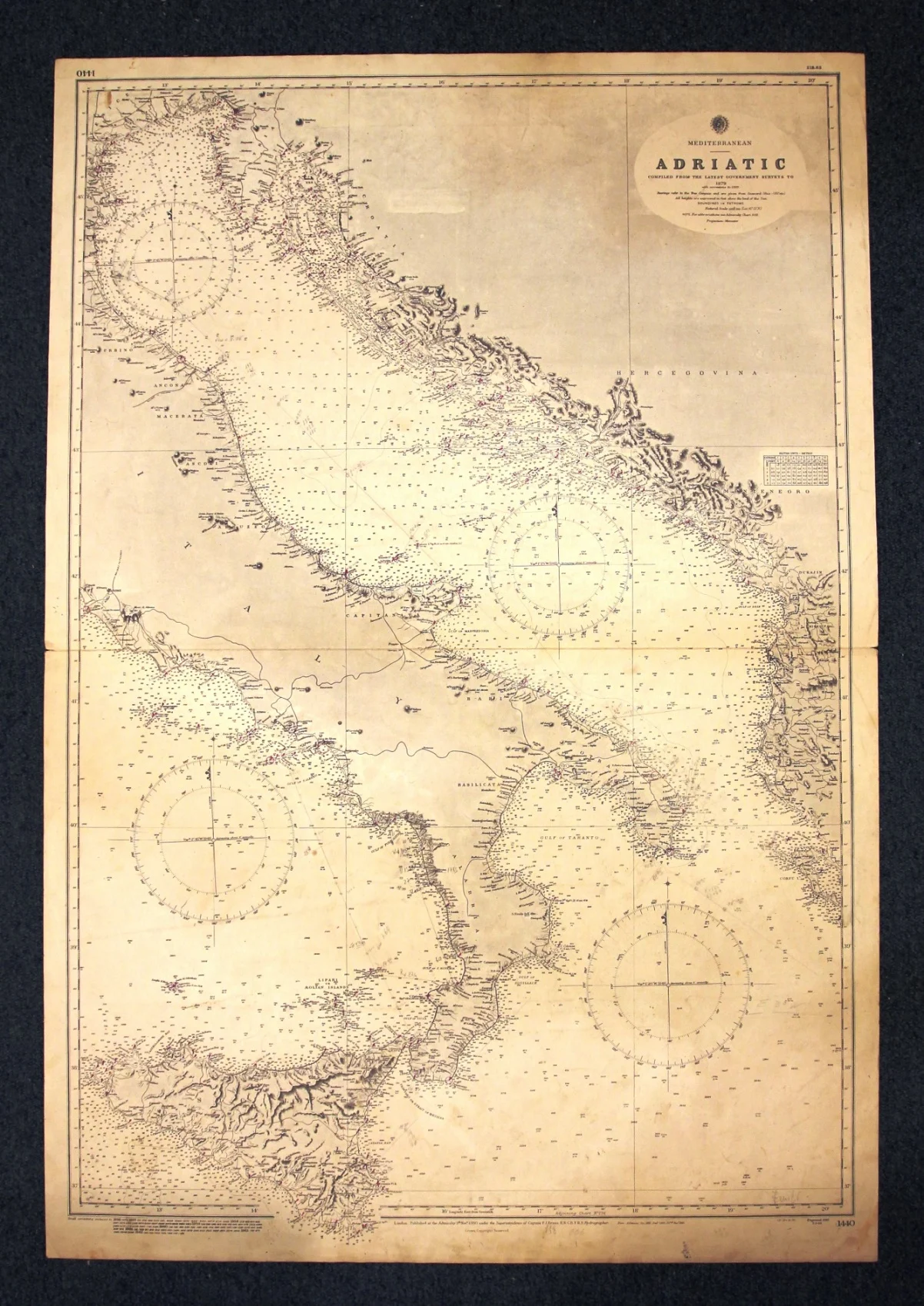 adriatic n. 1440 (1963) - Carte nautiche, da pesca…