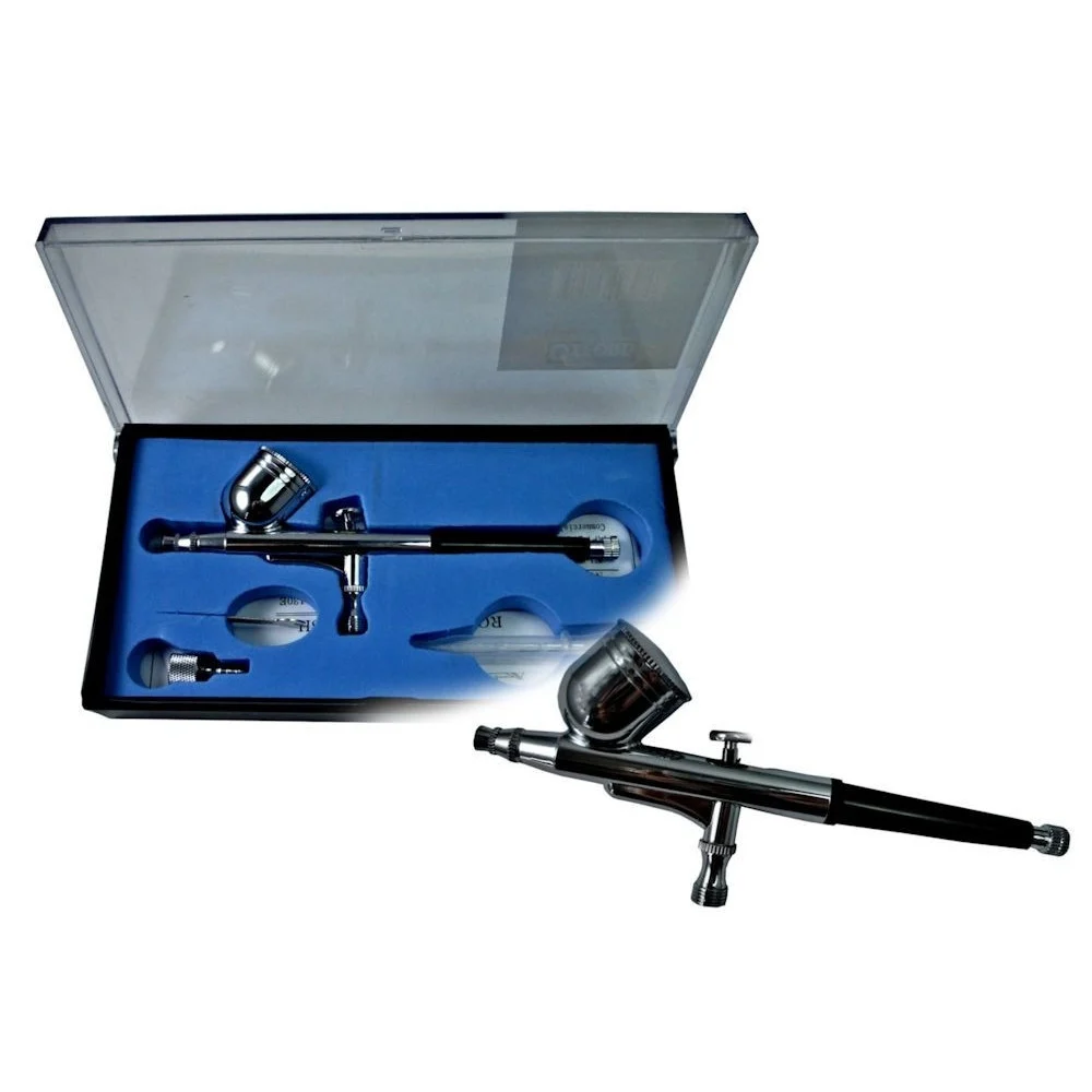 AEROGRAFO DOPPIA AZIONE TRATTO FINE 0,3MM PER COMPRESSORE AEROPENNA HD-130
