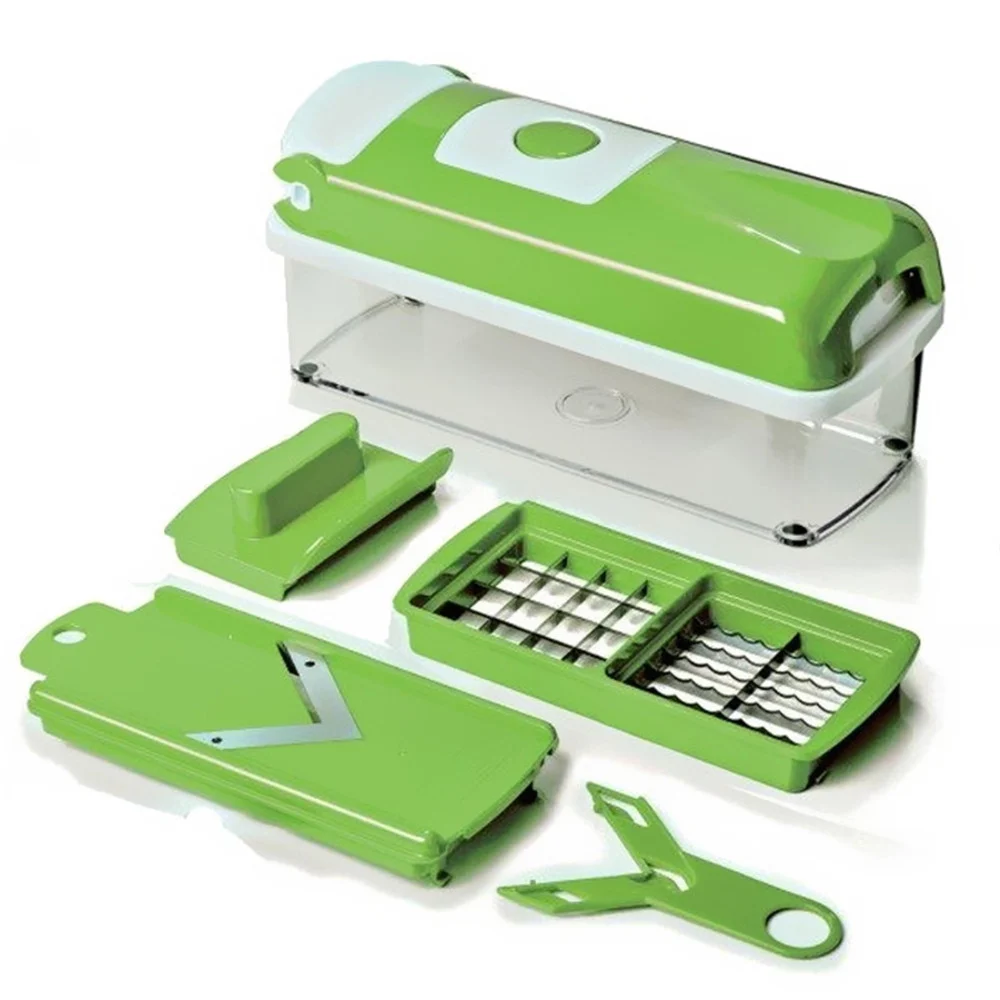 AFFETTATUTTO FRUTTA VERDURA TAGLIA TRITA SMINUZZA AFFETTA TUTTO CON ACCESSORI - TrAdE Shop Traesio