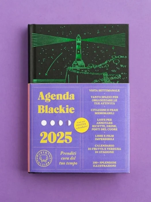 agenda settimanale blackie 2025 - Prodotti vari