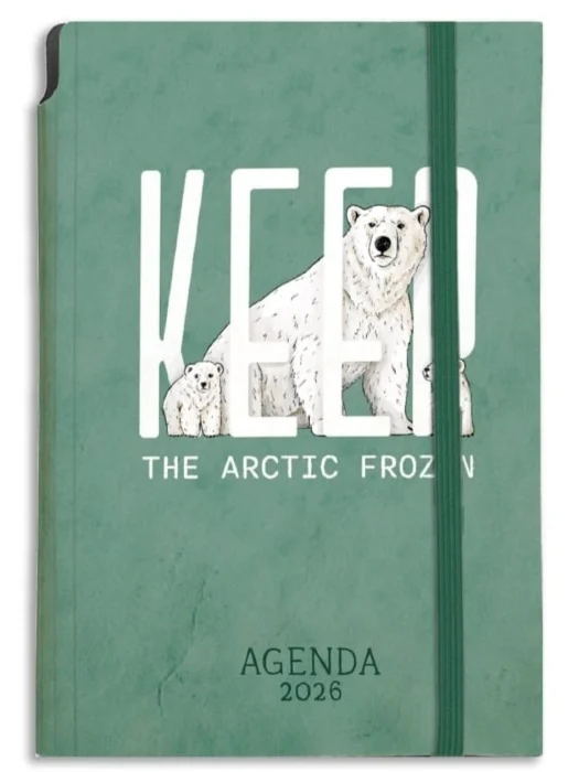 agenda settimanale tascabile “keep the arctic frozen 2026” - Prodotti vari
