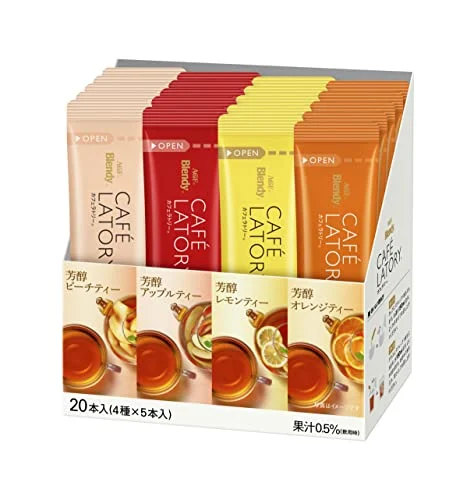 AGF Blendy Coffeeratory Stick Fruit Tea Assortment 20 Pieces
