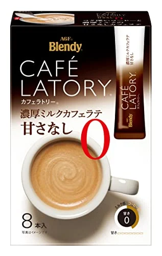 AGF Blendy Sticks Latte al Latte - Senza Zucchero - 8 x 6 Scatole