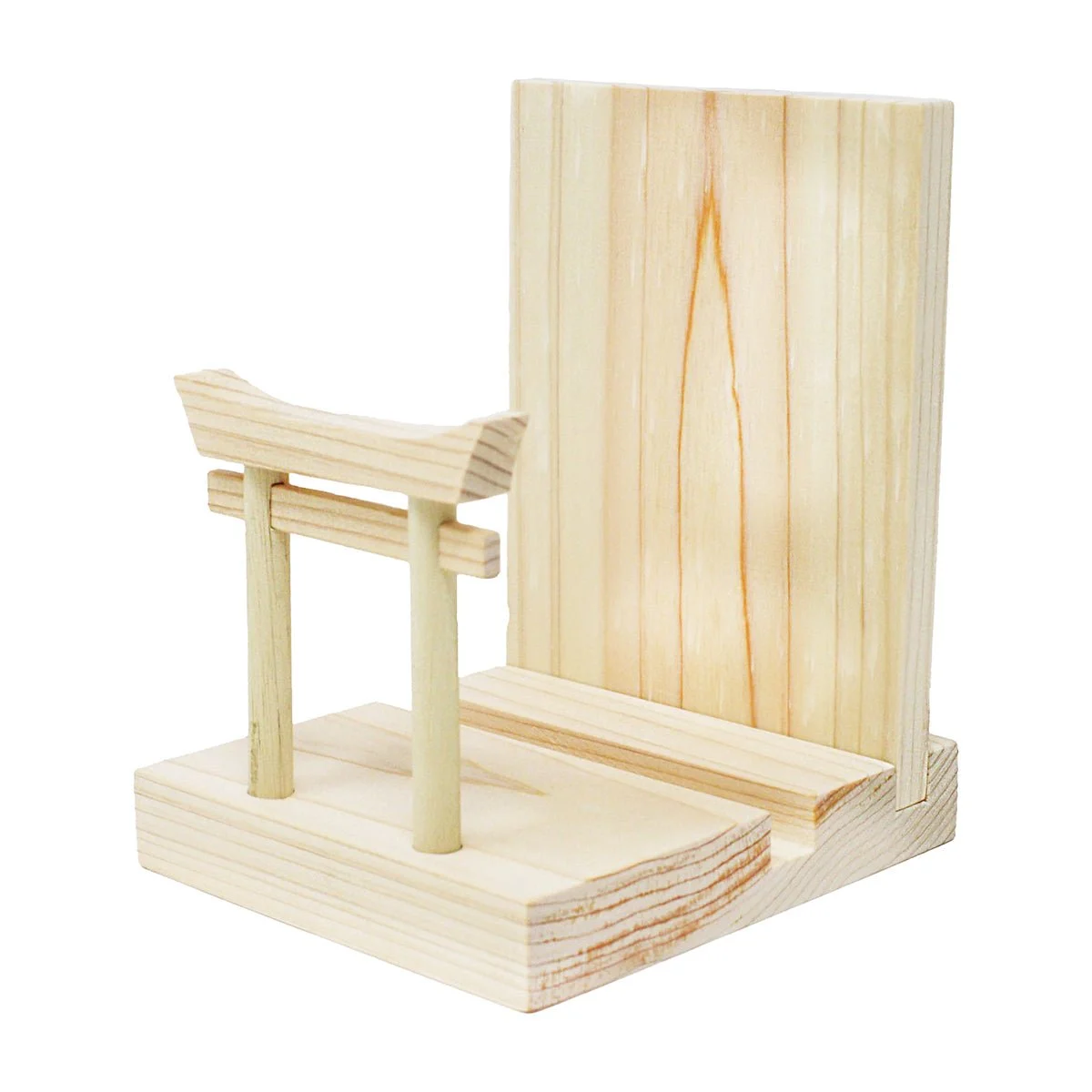 A&K mensola altare shinto con torii FT012 in cipresso hinoki Made in Japan