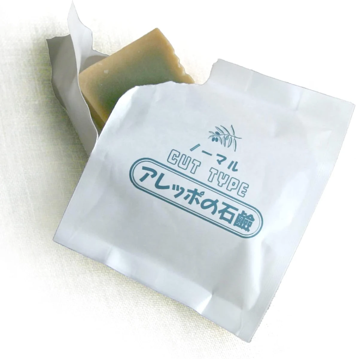 Aleppo no Sekken sapone di Aleppo senza profumo, taglio 1/3, 60 g x 4 - WAFUU JAPAN