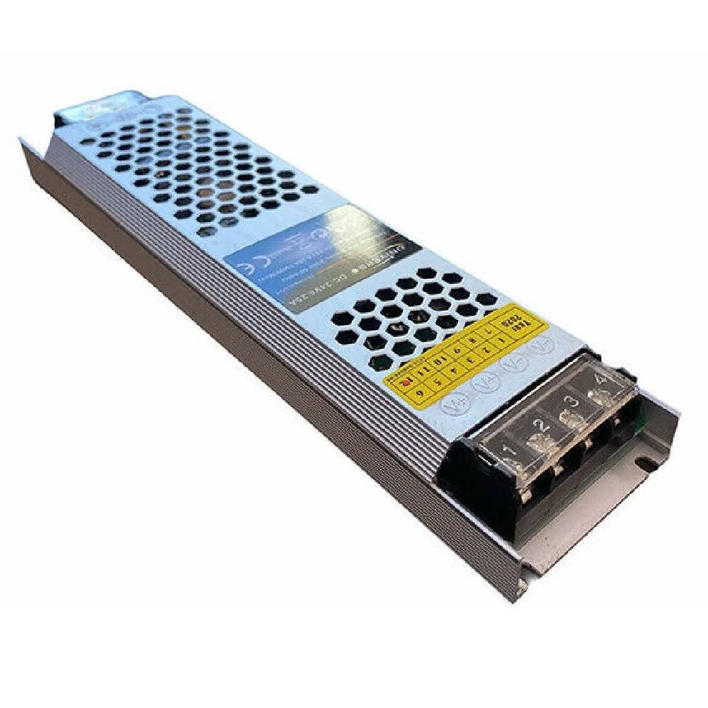 ALIMENTATORE 24V STABILIZZATO SWITCH SLIM 6.25A TRASFORMATORE 150WATT S24V-150W
