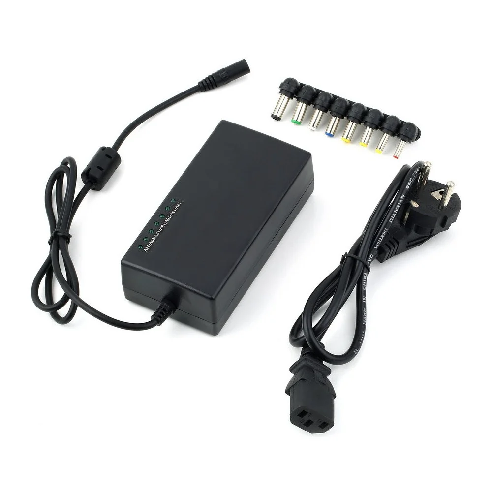 ALIMENTATORE CARICATORE UNIVERSALE PC NOTEBOOK 96 W LCD MONITOR CON 8 CONNETTORI - TrAdE Shop Traesio