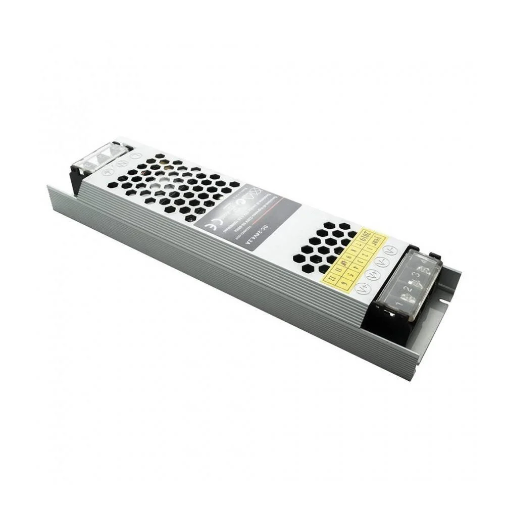ALIMENTATORE STABILIZZATO 2 USCITE 100 W SLIM TRASFORMATORE 24 V 4.2A S24V-100W